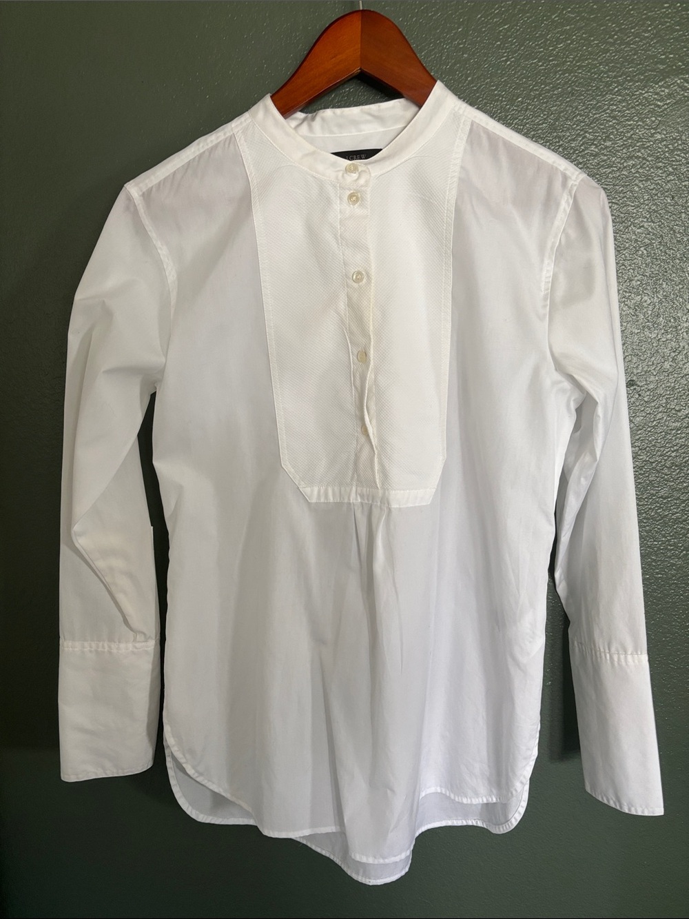 J Crew Tuxedo Blouse